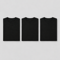 Cotton Crew Tee — Pack of 3