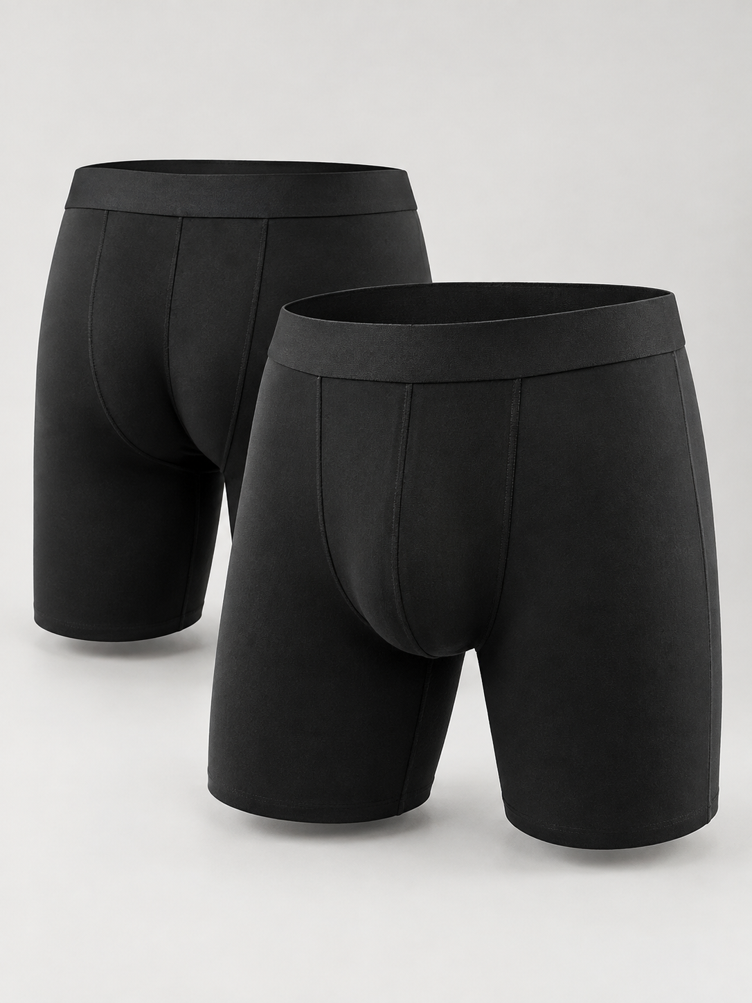 Signature Black Boxer Briefs (Pack of 2)