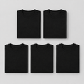 Cotton Crew Tee — Pack of 5