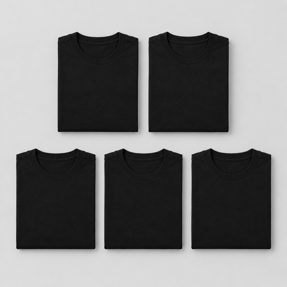Cotton Crew Tee — Pack of 5 VIP
