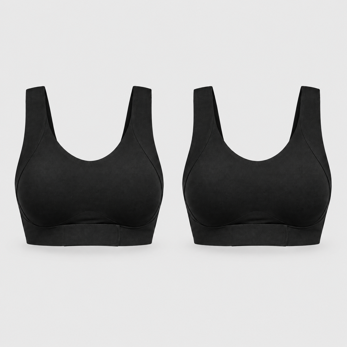 Front-Closure Support Bra — Pack of 2