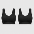 Front-Closure Support Bra — Pack of 2 VIP